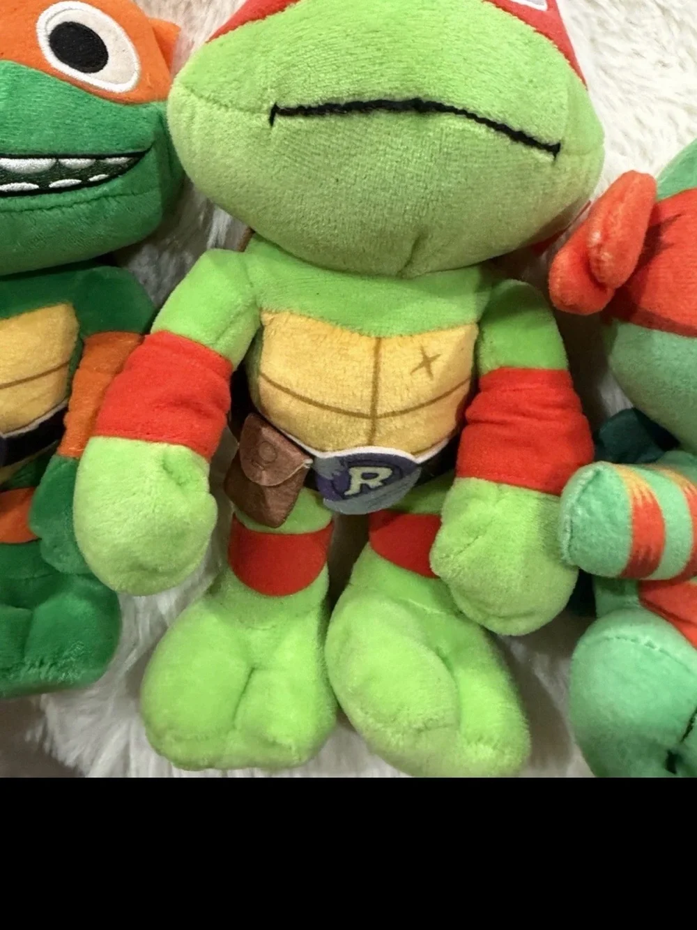 Green & Orange Turtle Plush Toy - Kids Stuffed Animal